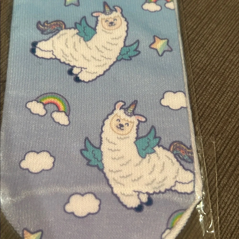 5/$20 Llama No Show Socks NEW